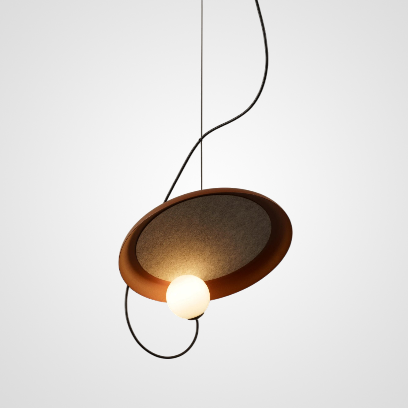 Подвесной светильник MARGOTT D25 Orange by ImperiumLoft