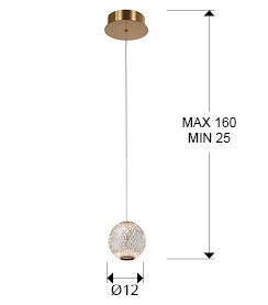 Подвесной светильник Schuller Austral 354004