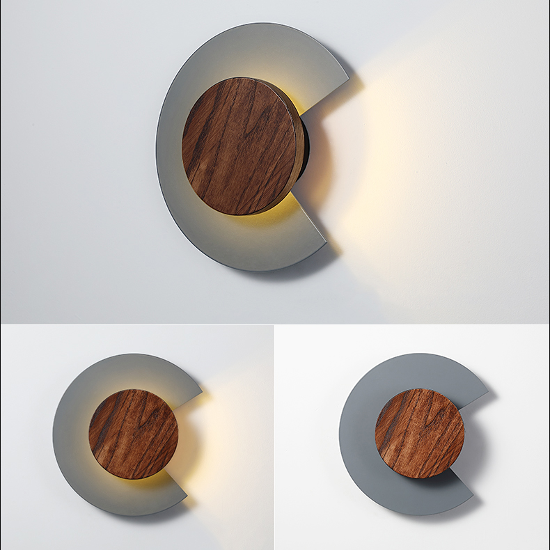 Настенный светильник COOKIE Dark Brown Grey 3000К by ImperiumLoft