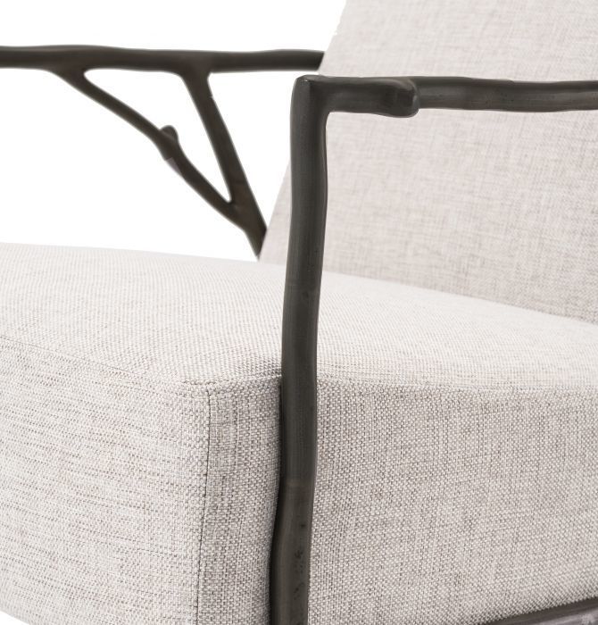 Кресло Eichholtz Antico medium bronze finish loki natural 114908