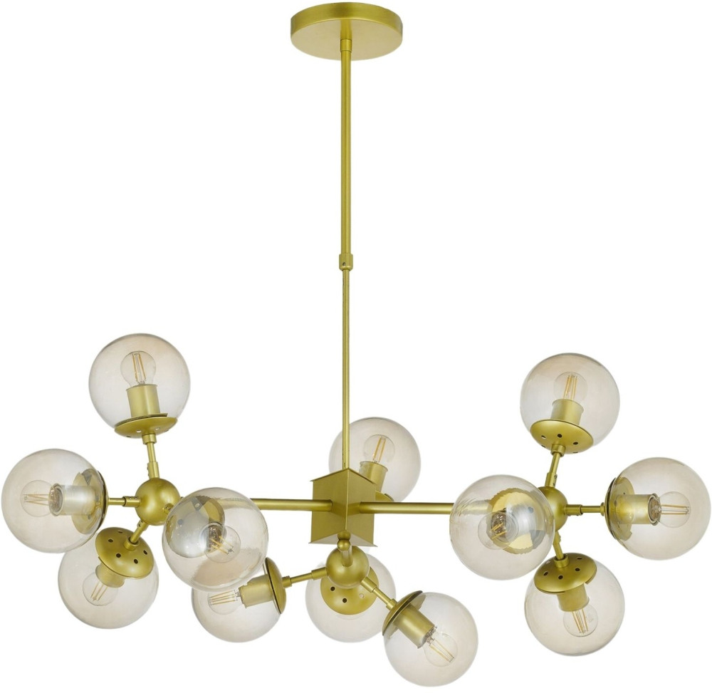 Потолочная люстра Lumina Deco LDP 160-12 GD