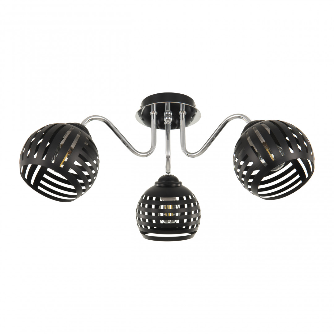 Люстра с плафонами 325107/3 BK.CR Arte Milano