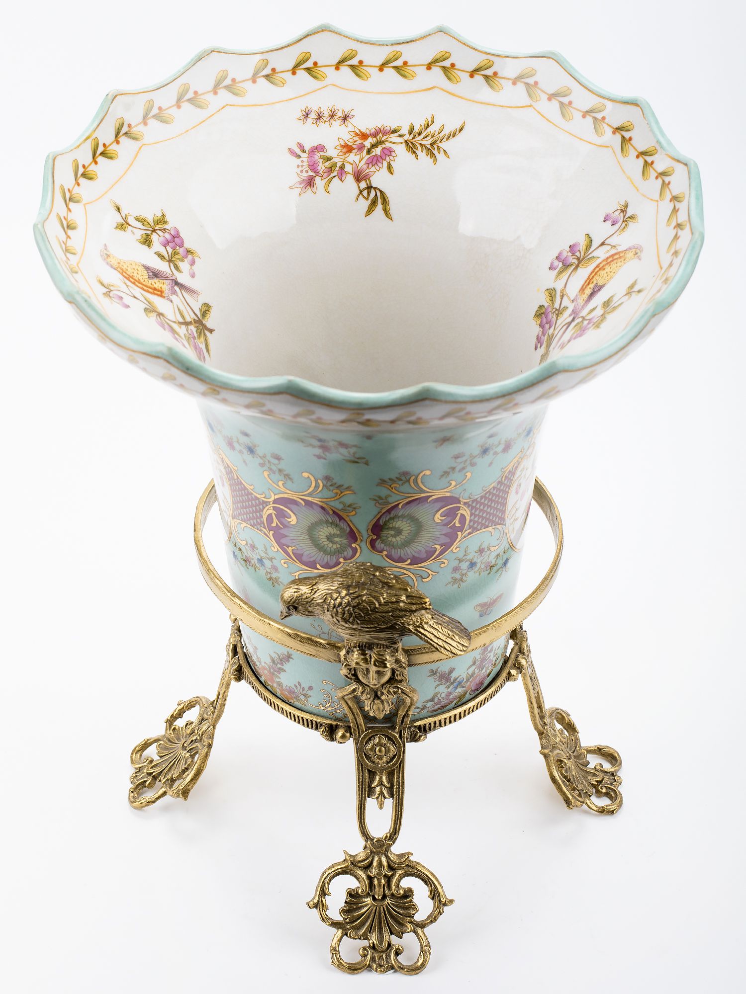 Ваза на ножках Glasar D885HC/LG3042K