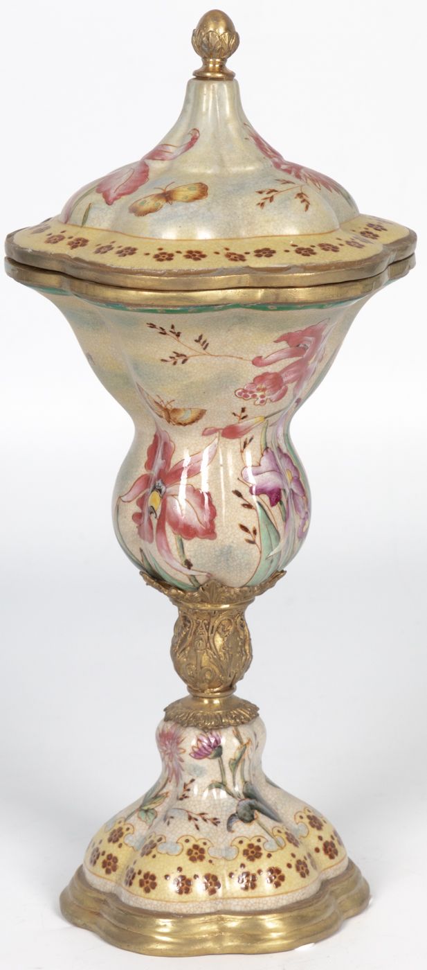 Ваза с крышкой Glasar J910HC/HX1238