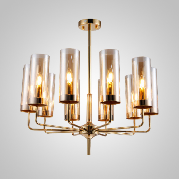 Подвесная люстра DELPHY L10 Brown by ImperiumLoft