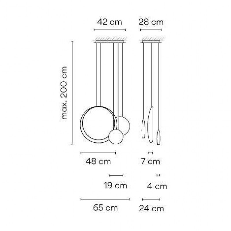 ПОДВЕСНОЙ СВЕТИЛЬНИК VIBIA Cosmos 2511