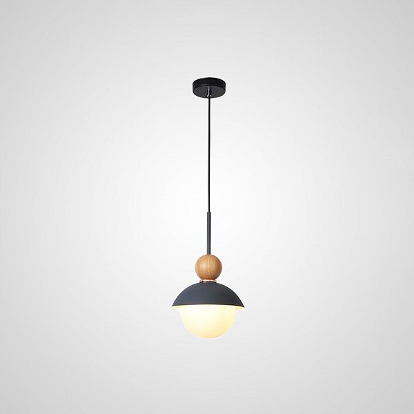 Подвесной светильник POMPON WOOD Синий by ImperiumLoft