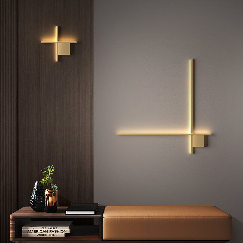 Настенный светильник STICH B L80 Brass by ImperiumLoft