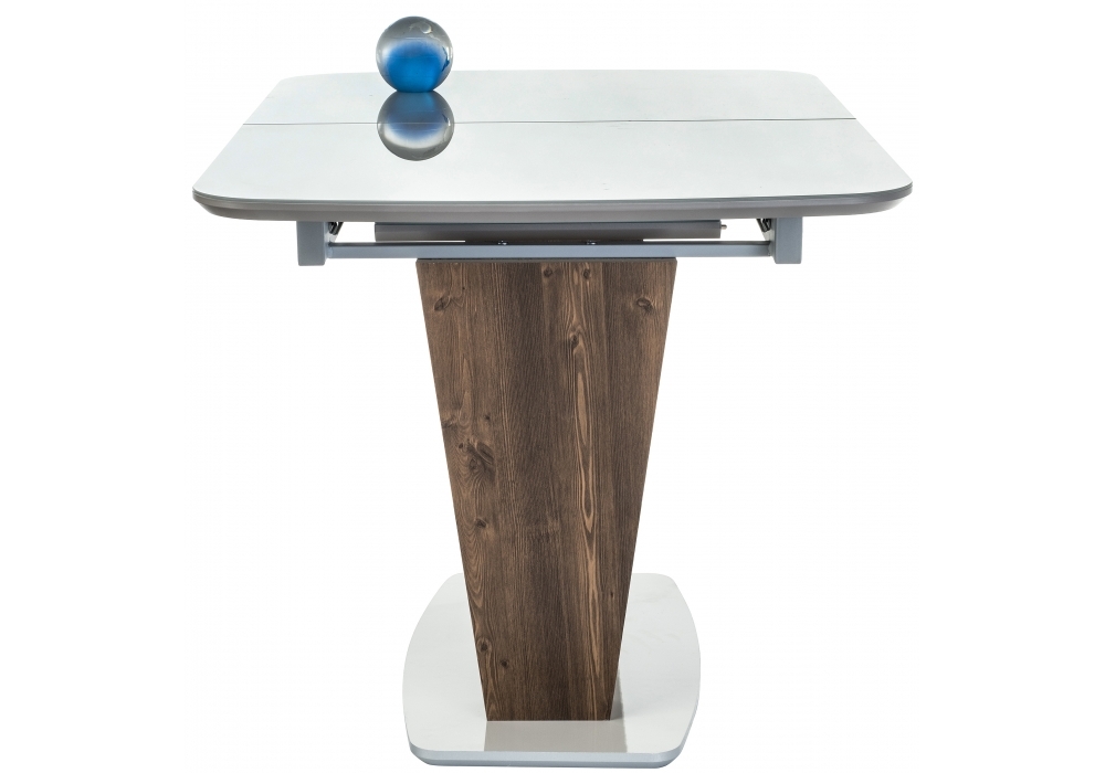 Стол Woodville Стол на тумбе Петир орех кантри / серый 462089