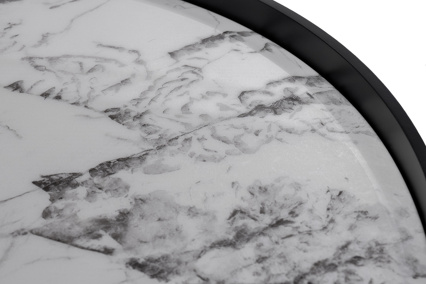 Столик журнальный Cadiz круглый с искусственным мрамором Garda Decor 58DB-ET20016