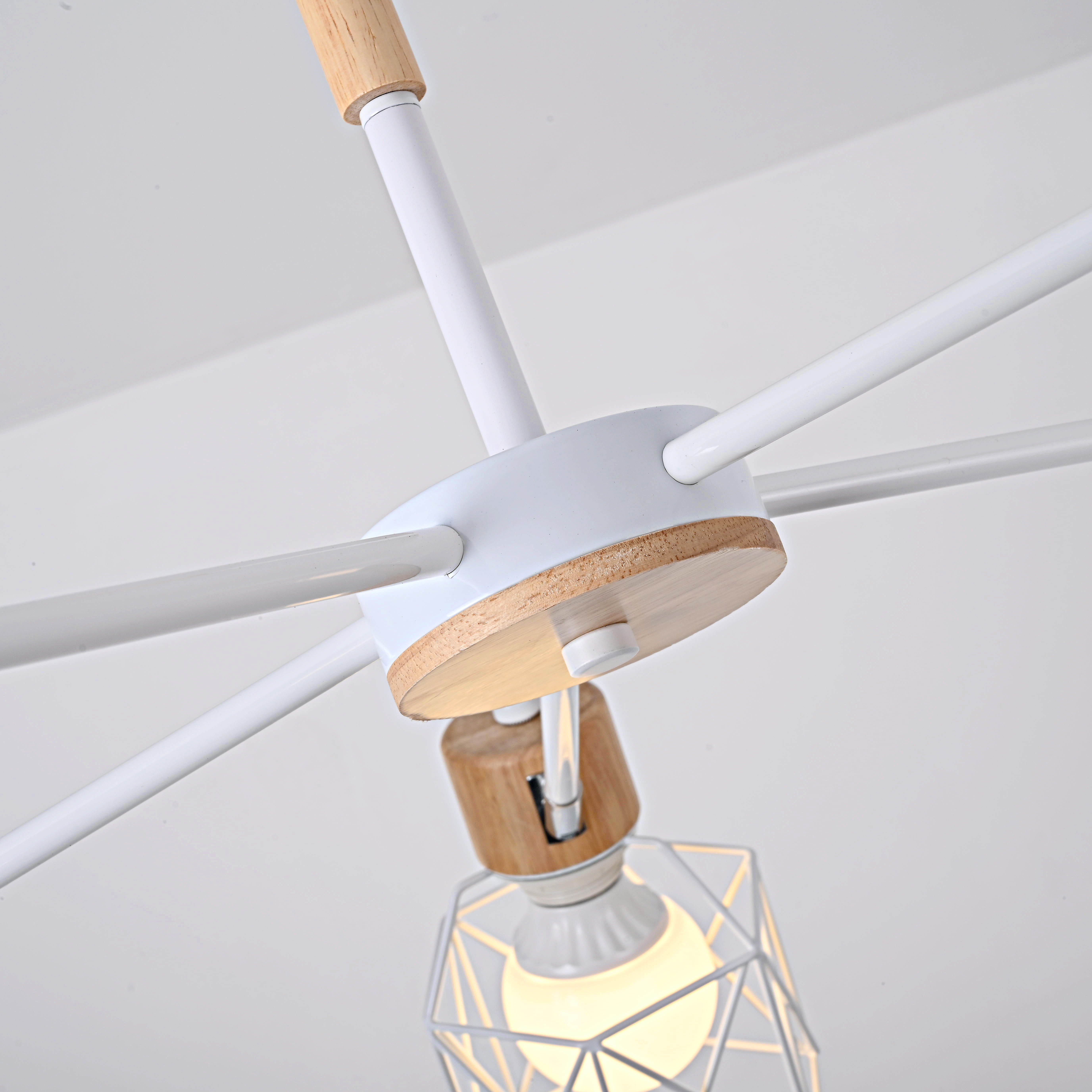 Потолочная Люстра Corf B3 White 5 Lamps By Imperiumloft