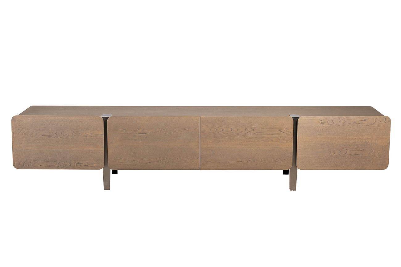 Тумба под телевизор Smooth шпон ясеня Garda Decor 58DB-22286