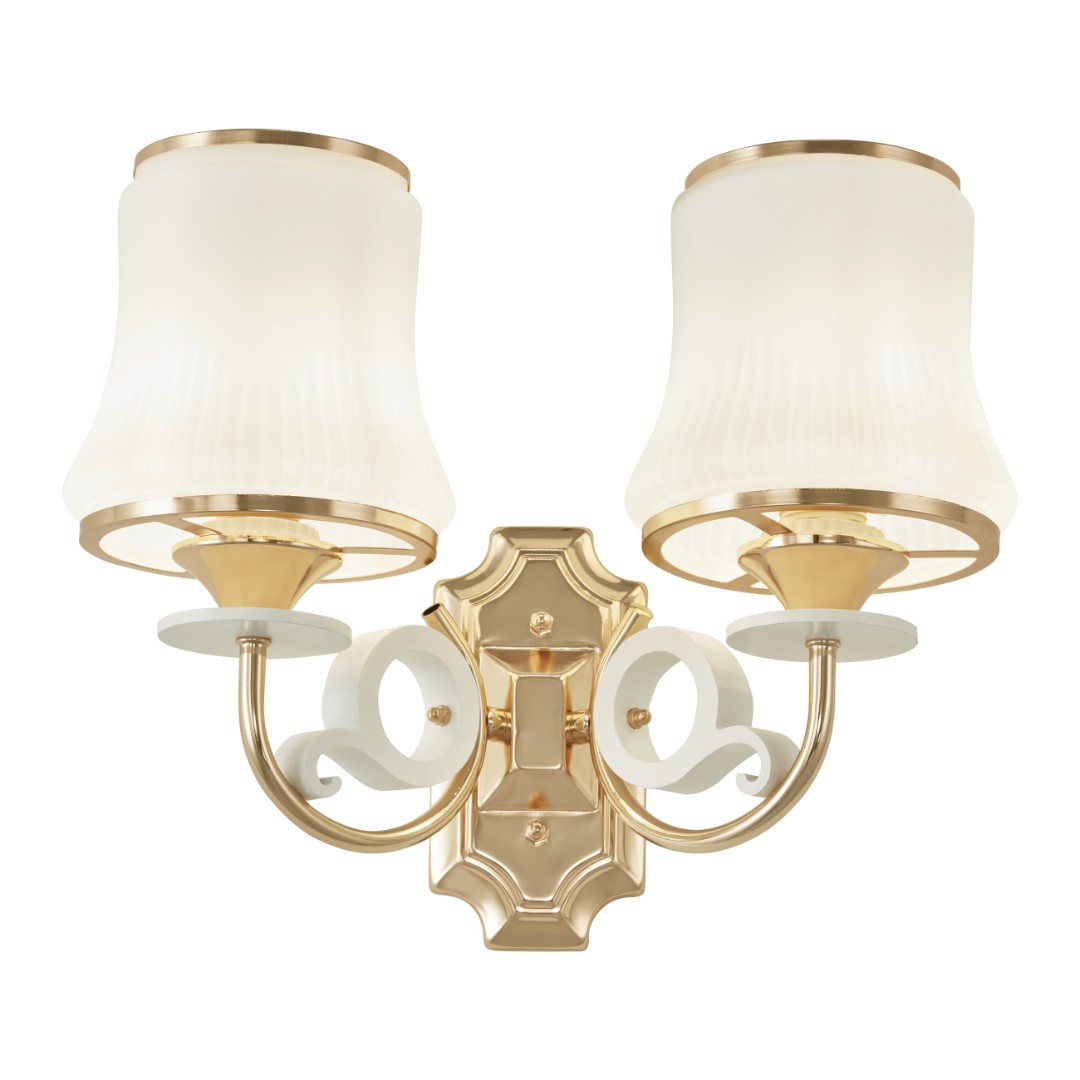 Бра с плафонами 301097/2W Wh/Gd Arte Milano