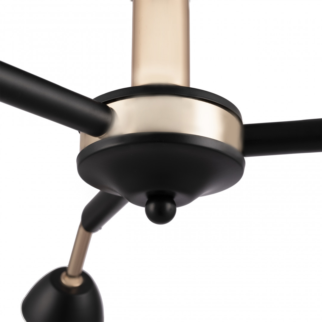 Люстра с плафонами 324108/3 BK+FG Arte Milano