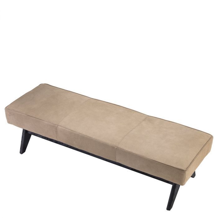 Скамейка Eichholtz Dionis black oak beige nubuck 114848