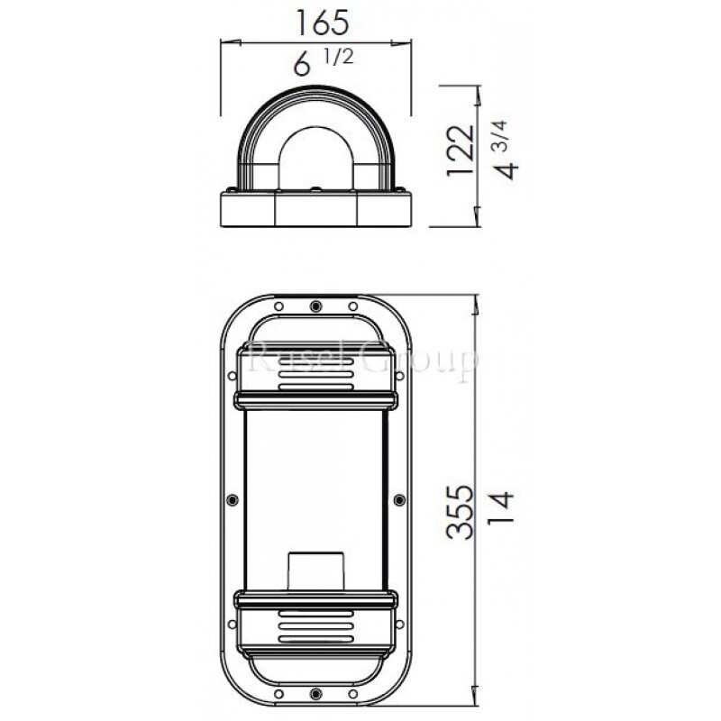 Уличный светильник Kolarz FUTURA 2 OVALE 95025/2S