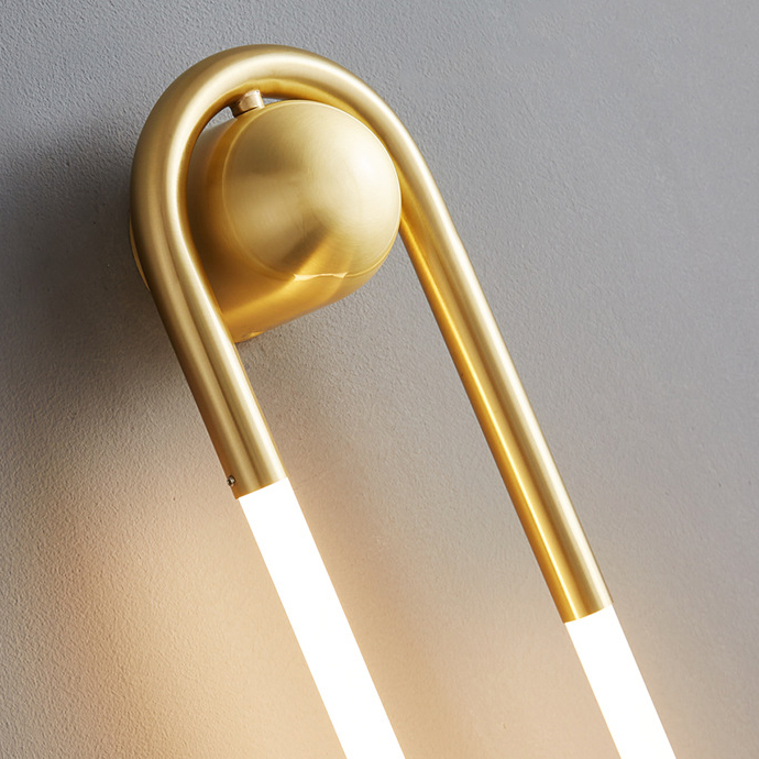 Настенный светильник GABI WALL H45 Brass by ImperiumLoft