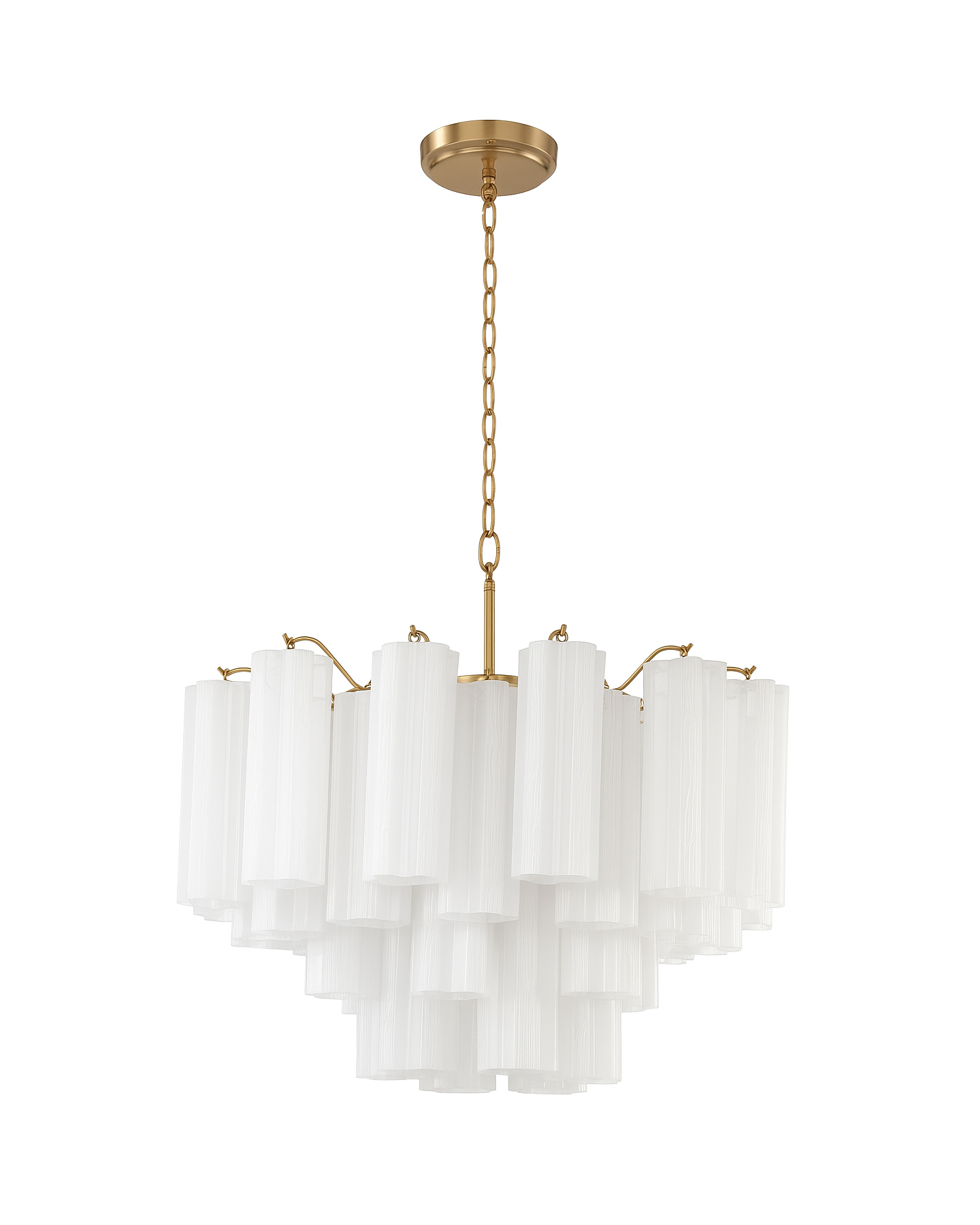 Золотистый светильник Толбот c белым стеклом Louvre Home LCH130825SWL