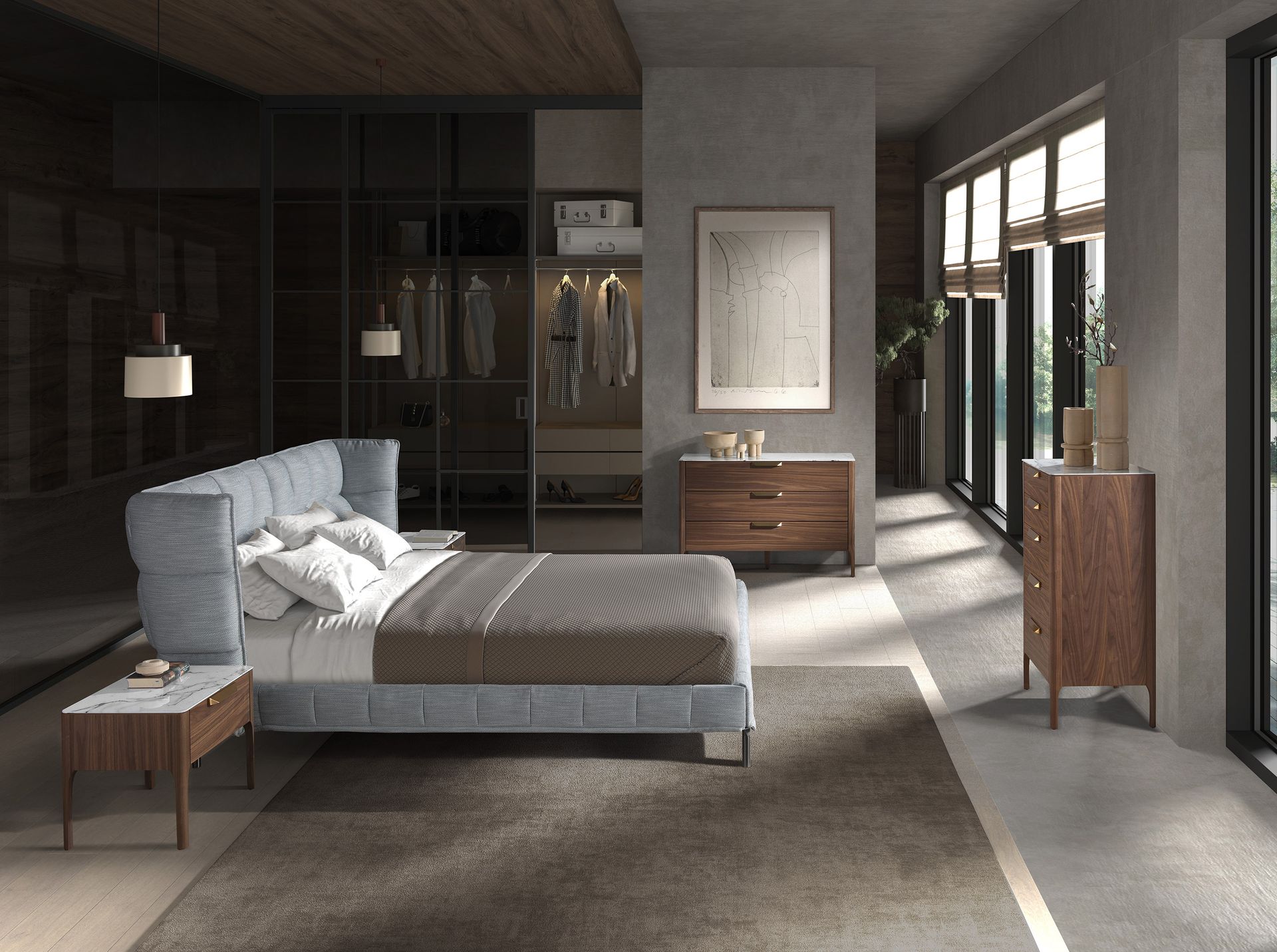 Шифоньер CP1806-A /7039 орех Angel Cerda