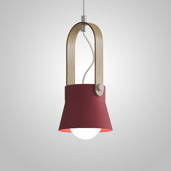 Подвесной светильник CLUTCH COLOR D16 Red by ImperiumLoft