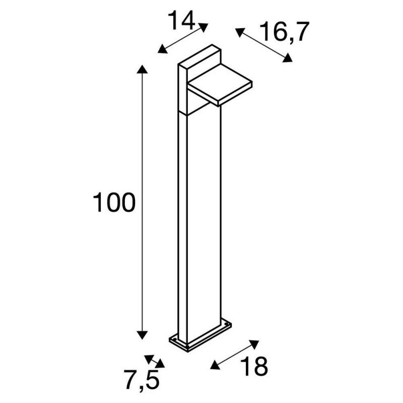 Столб уличный SLV 1002992