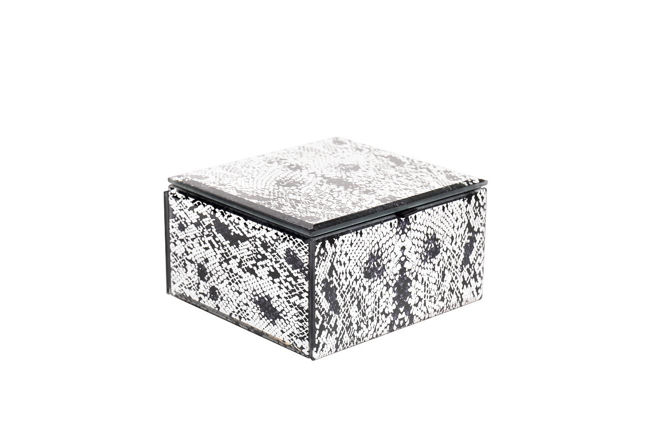 Шкатулка стеклянная "Кобра" Garda Decor KFJ227