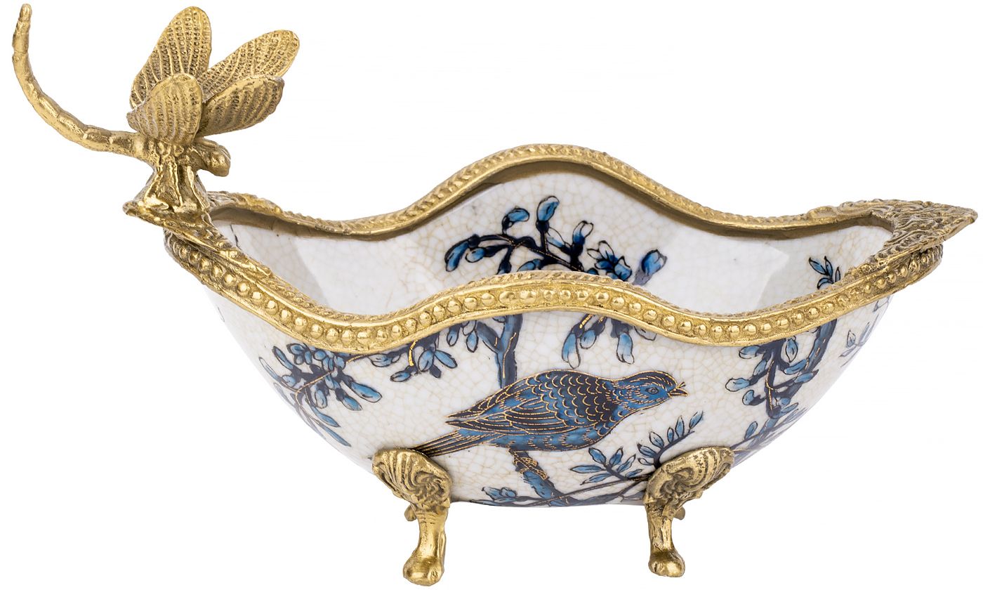 Чаша со стрекозой Glasar 31G1882/D544C/HX1611