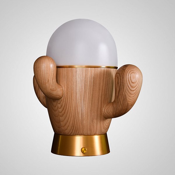 Настольная лампа TEXAS D35 Light brown by ImperiumLoft