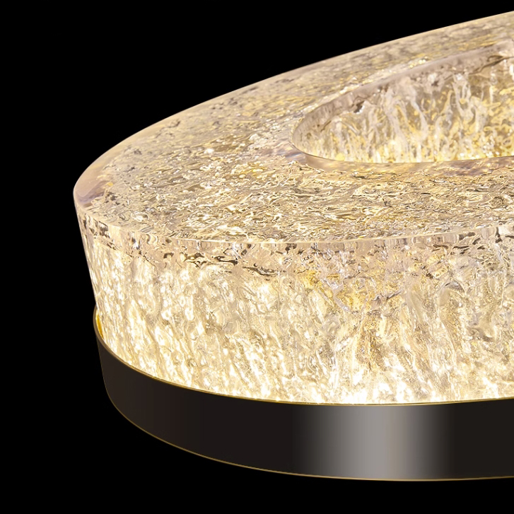 Кольцевая люстра OLAGUS ONE B D60 Black by ImperiumLoft