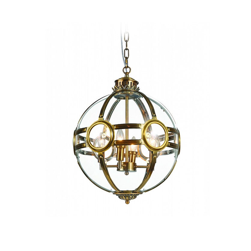 Люстра  Delight Collection Hagerty 3 ant.brass