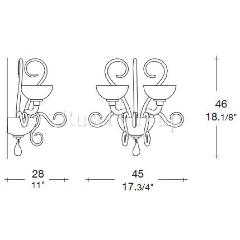 Настенный светильник Leucos BOLERO P2 (GALLERY)
