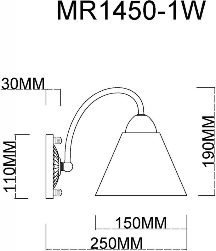 Бра MyFar MR1450-1W