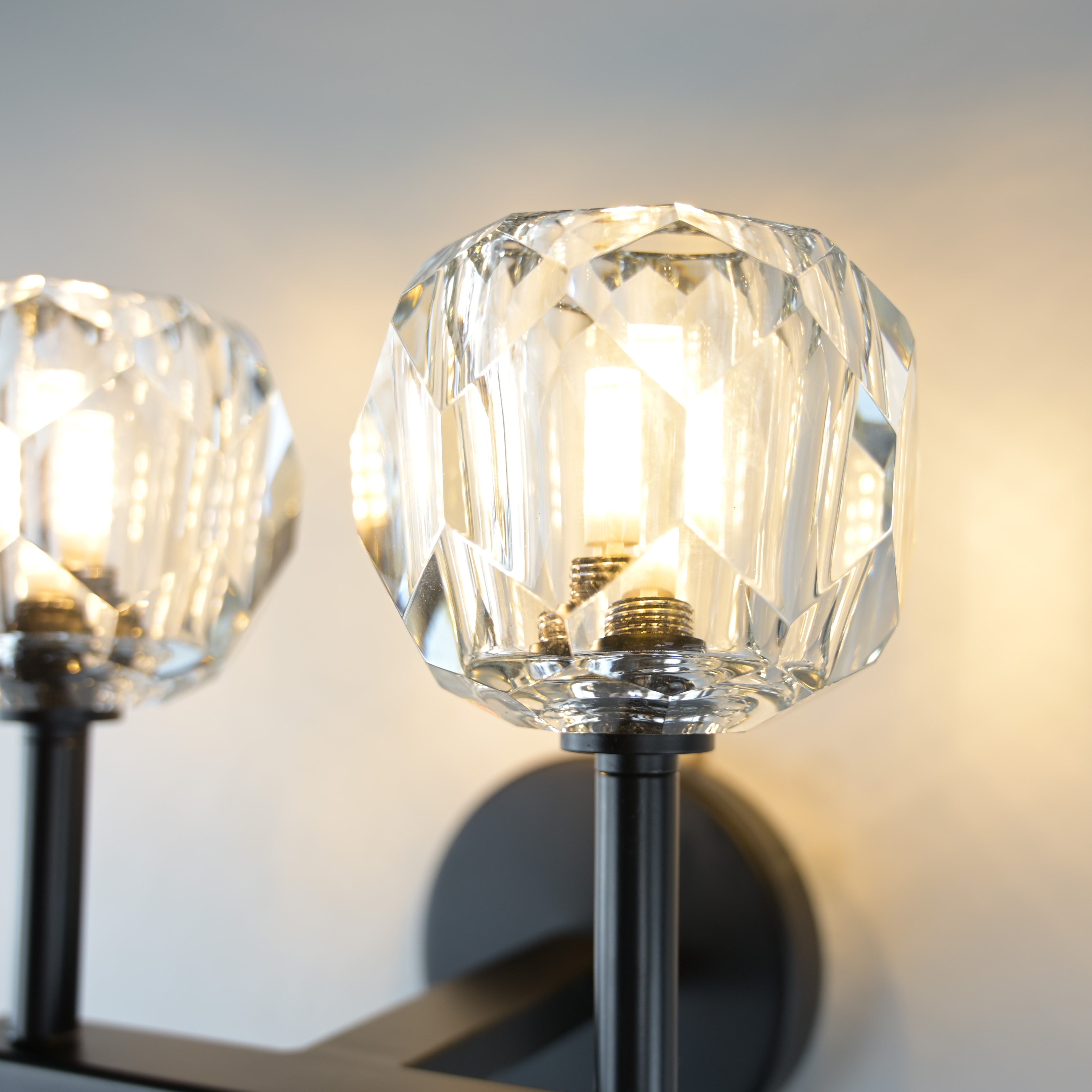 Бра Rh Boule De Cristal Double Sconce Brass Черный By Imperiumloft