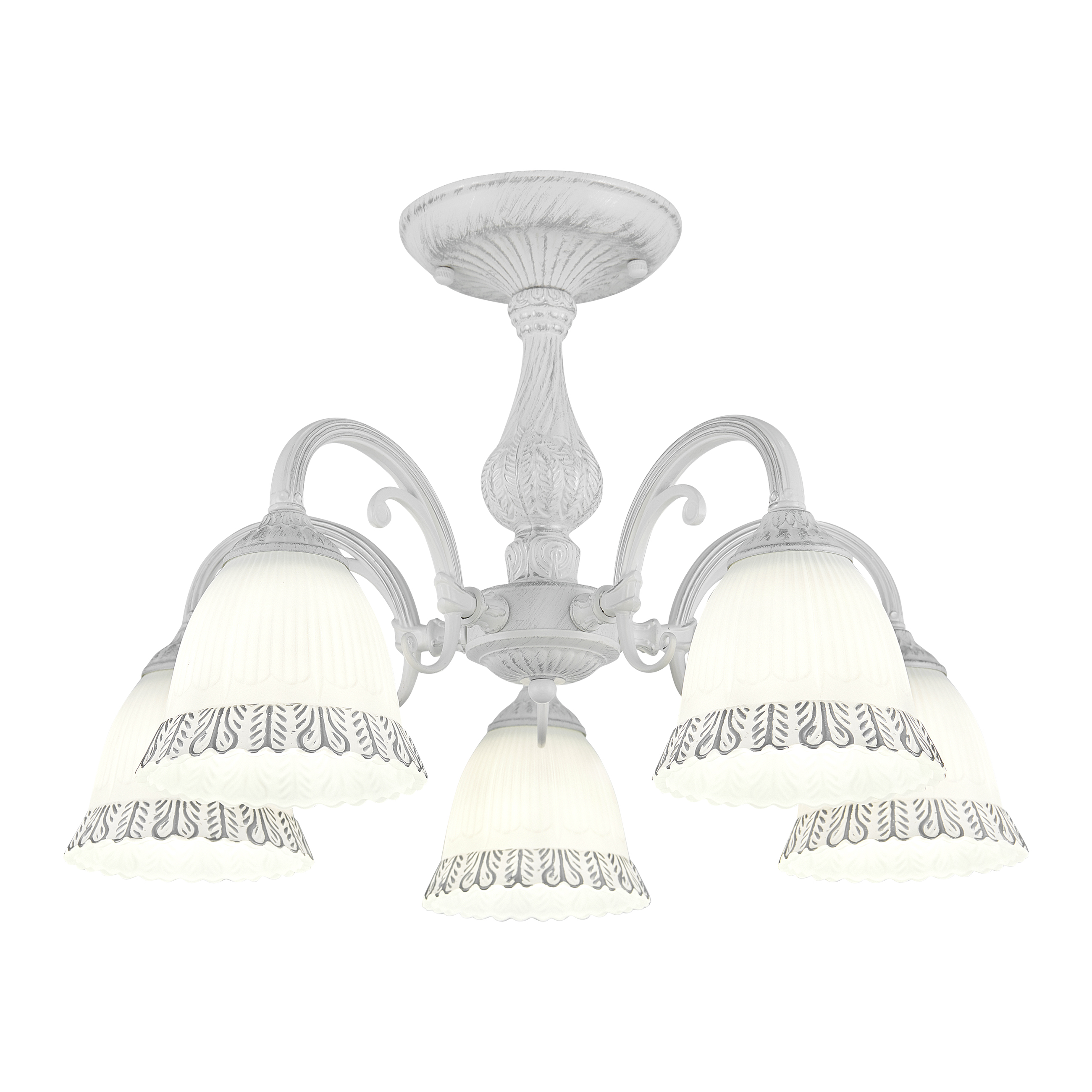 Люстра с плафонами 347410/5 WT+SL Arte Milano