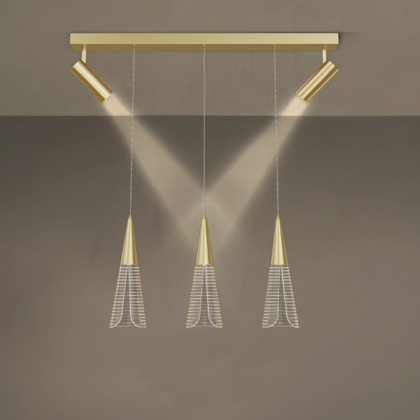 Подвесной светильник MANDORA B L5 Brass by ImperiumLoft