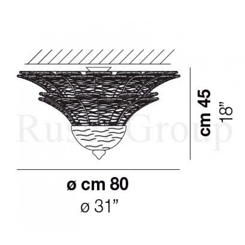 Потолочный светильник Vistosi SAN GIORGIO PL 46F P