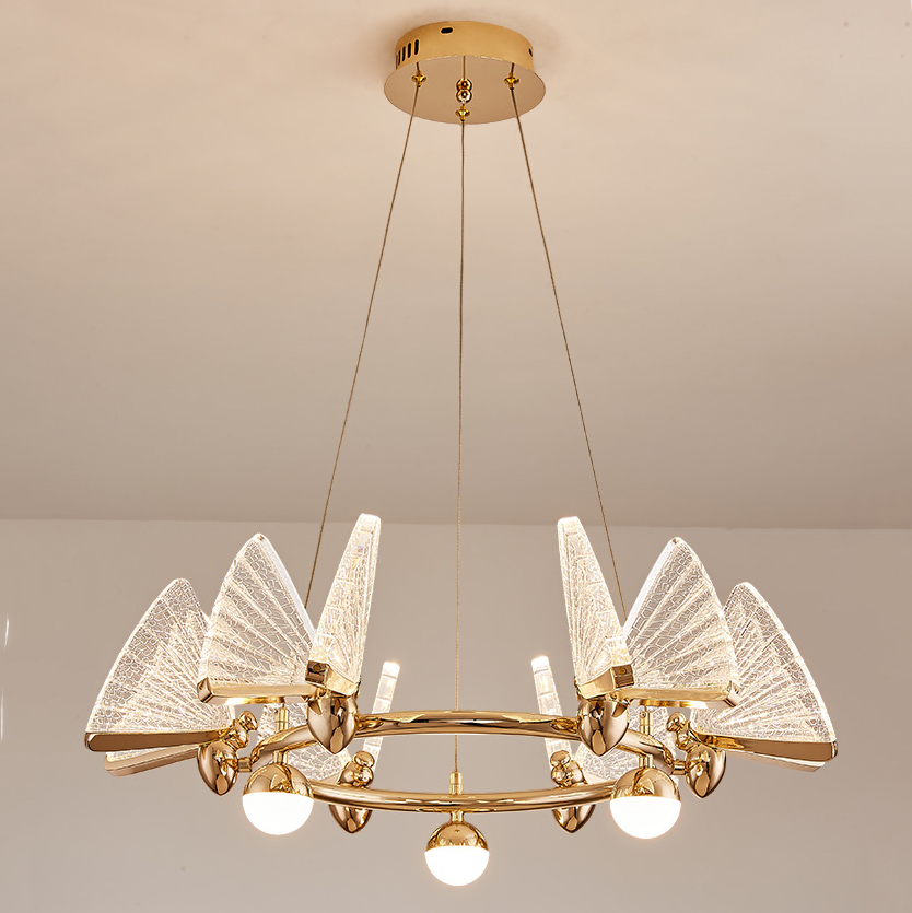 Подвесная люстра AMELIS LUX D83 Transparent 4000К by ImperiumLoft