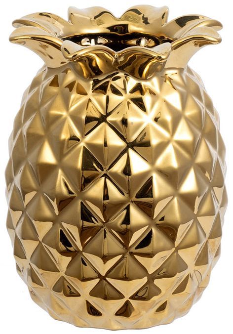 Ваза Ананас Glasar 1743-GOLD