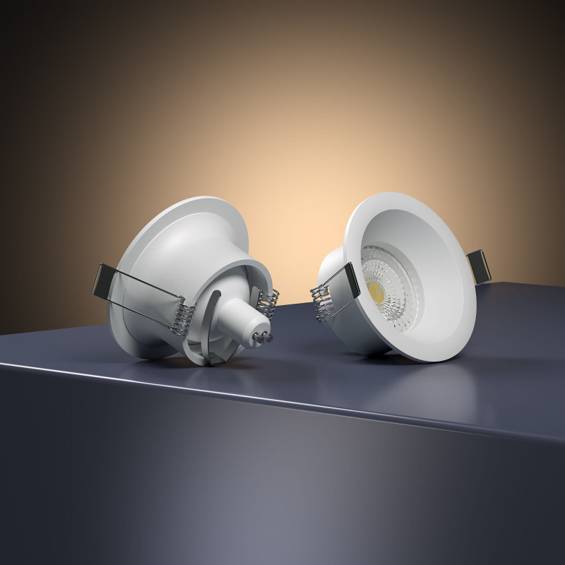 Влагозащищенный светильник Elektrostandard 25061/01 GU10 белый IP44