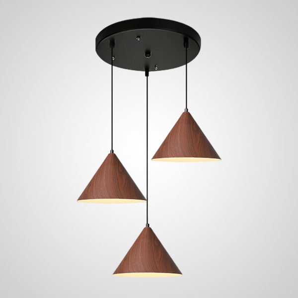 Подвесной светильник NOOMI TRIO D30 Dark brown by ImperiumLoft