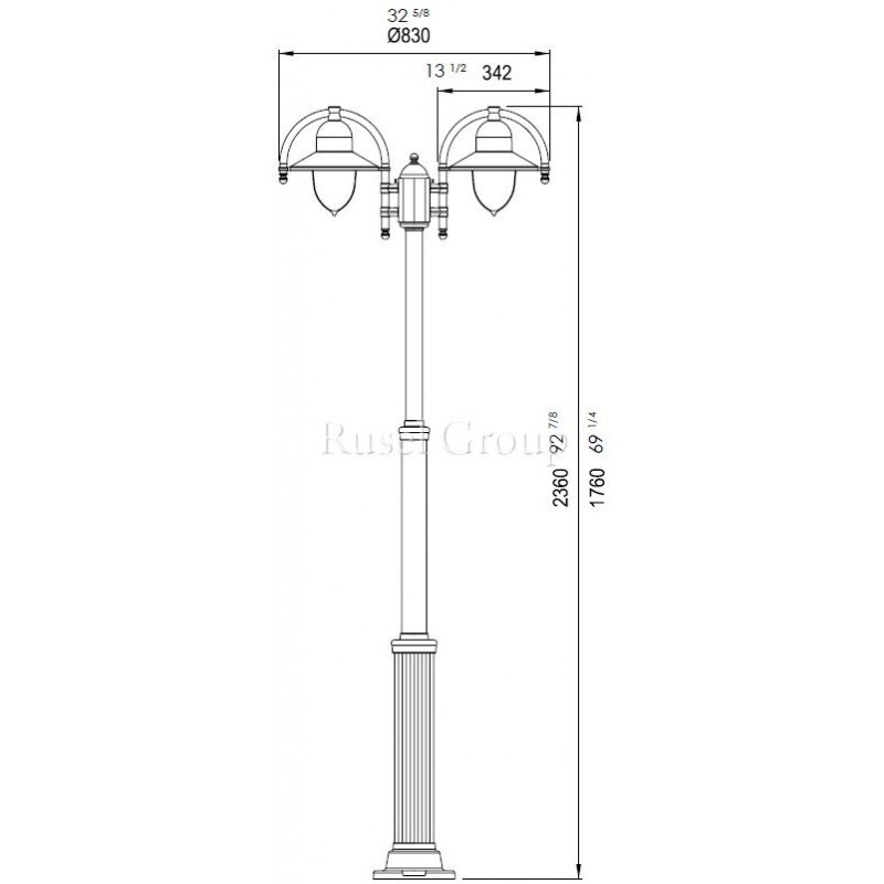 Уличный светильник Kolarz PORTO 180 94069/2L