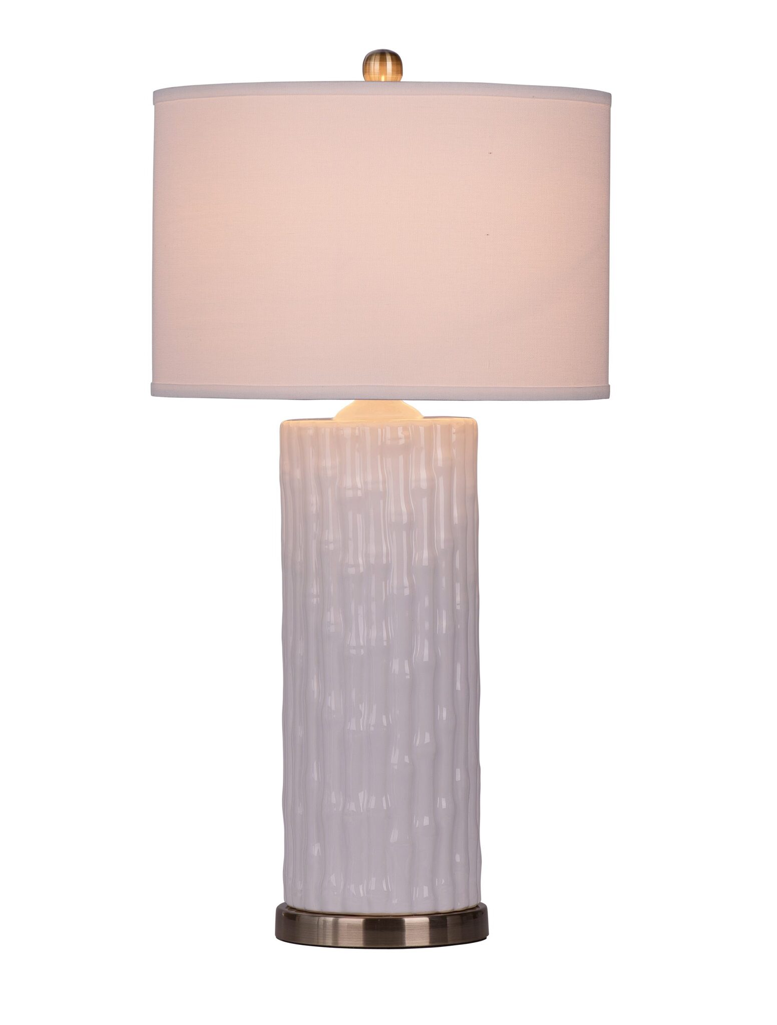 Белая настольная лампа Louvre Home Буше HT041