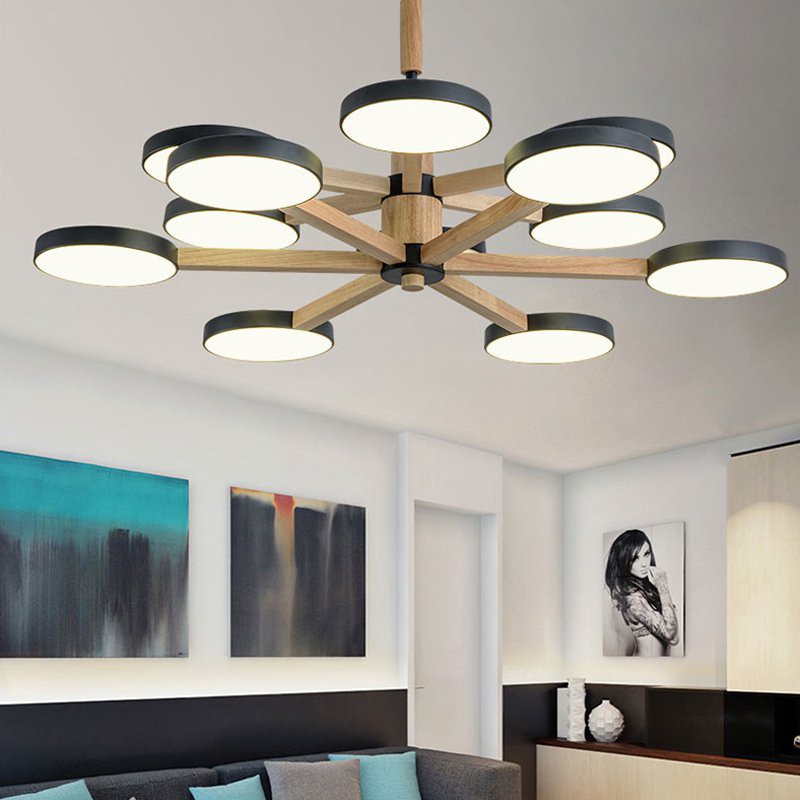 Подвесная люстра TURNA DBL L12 White by ImperiumLoft