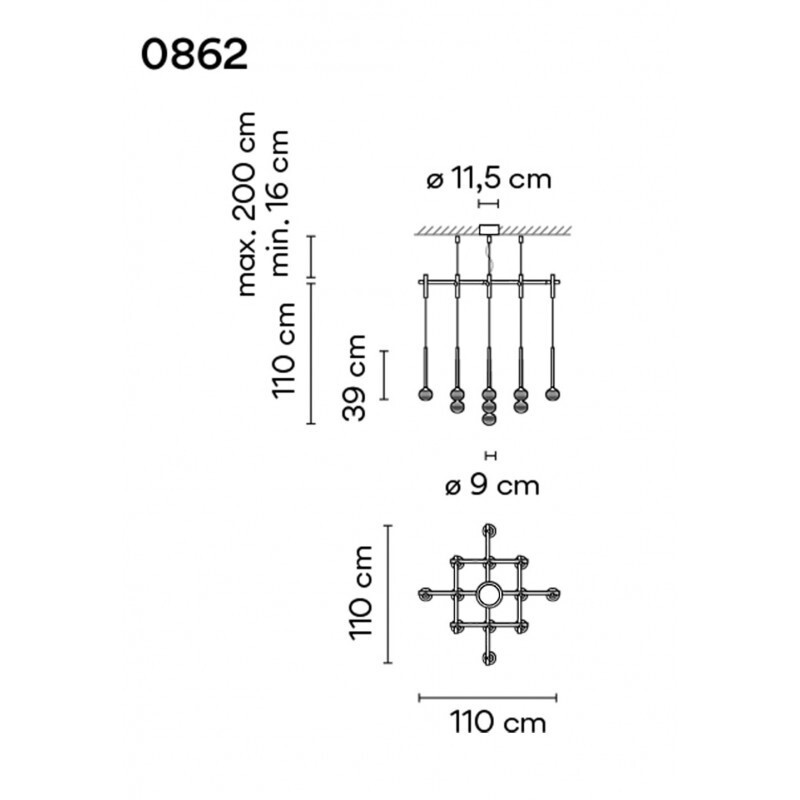 ПОДВЕСНОЙ СВЕТИЛЬНИК  VIBIA Algorithm 0862