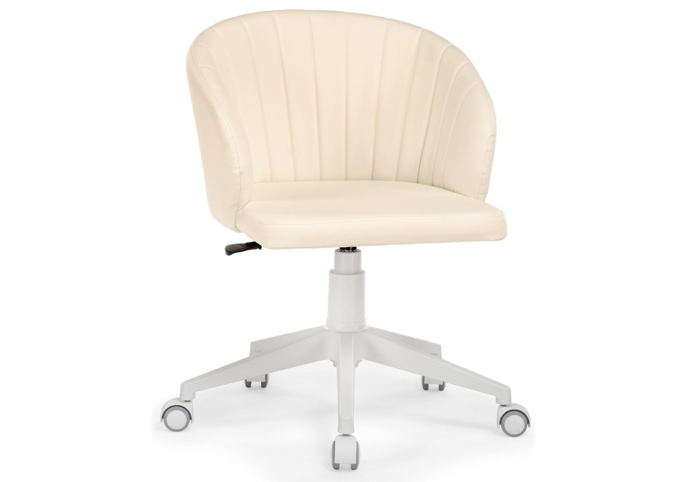 Стул Woodville Пард экокожа слоновая кость 464225