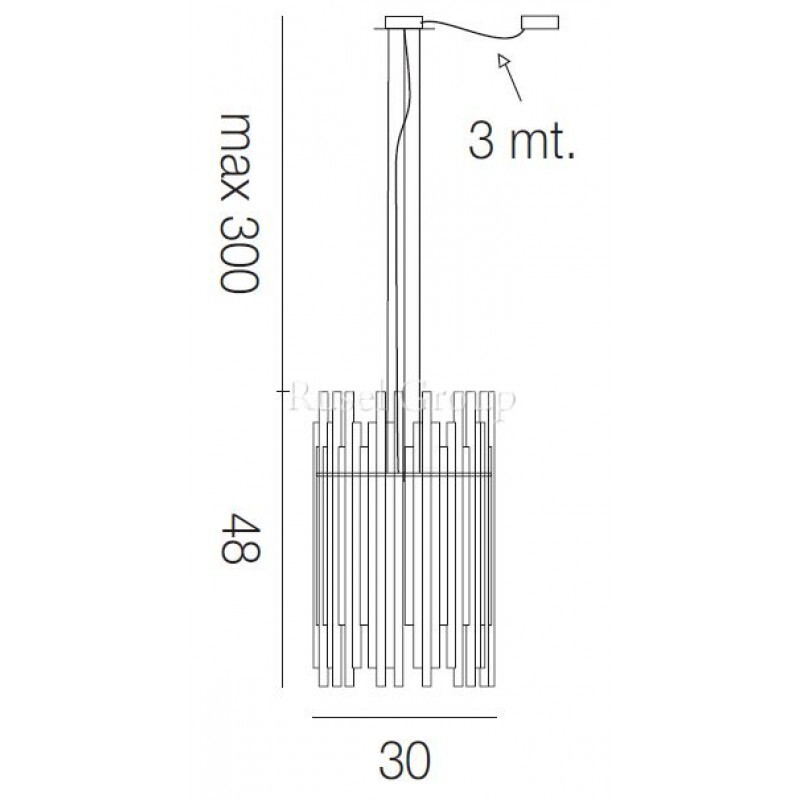Подвесной светильник Vistosi DIADEMA SP 30 D1