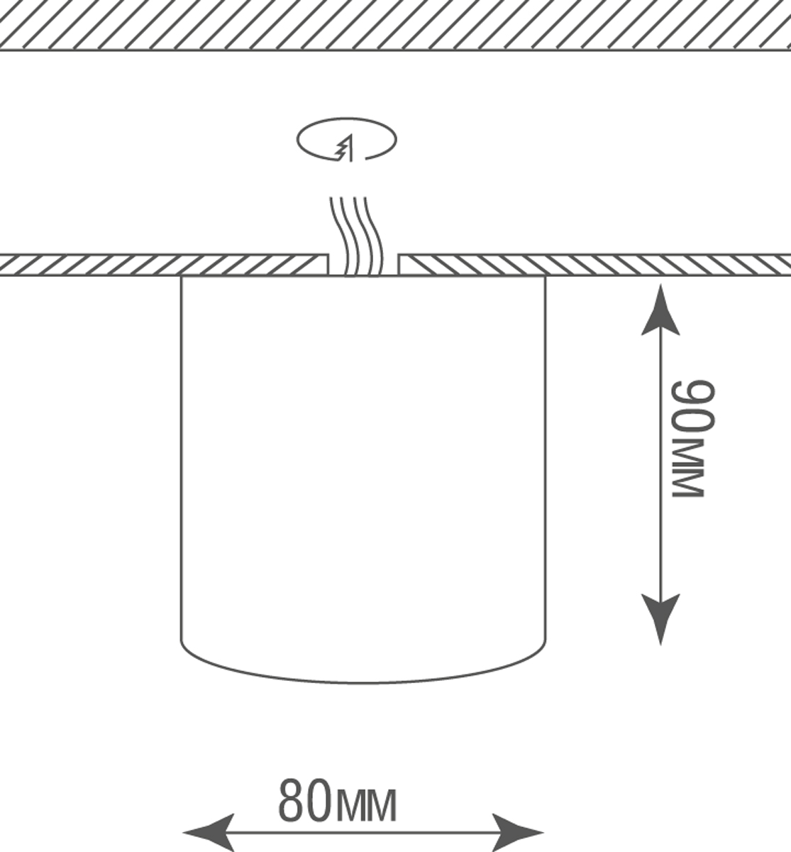 Накладной светодиодный светильник Donolux DL18613R1W