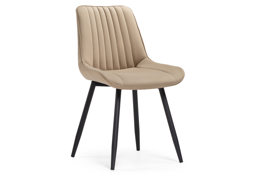 Стул Woodville Седа бежевый / черный 502094