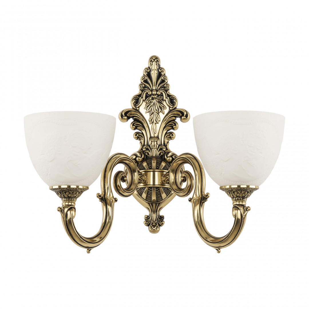 Бра бронзовые с хрусталём 7203B14/2/175 GB P1 U Angel