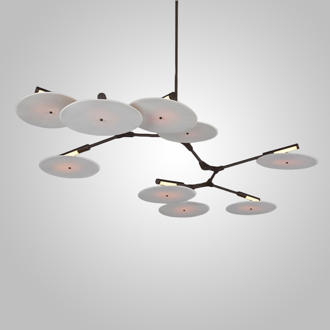 Подвесная люстра DISCS D155 Black by ImperiumLoft